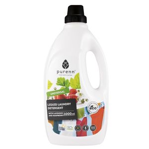 Purenn Organic Liquid Laundry Detergent With Lavender & Raspberry Vegan Gmo Free Paraben Free Petrochemical Free