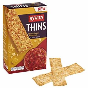 Ryvita Thins Flatbread Three Cheese