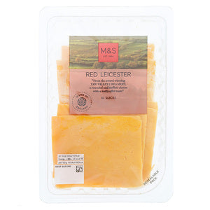 Sliced Red Leicester