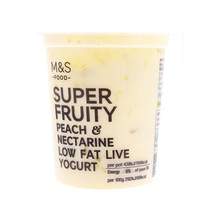 Super Fruity Peach & Nectarine Low Fat Yogurt
