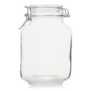 Union Transparent Glass Jar