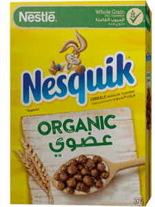 Nesquik Organic  Cereals made with Whole Grain Box